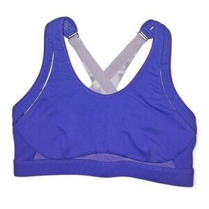 Fabletics Belle High Impact Vibrant Purple Sports Bra Women's Large